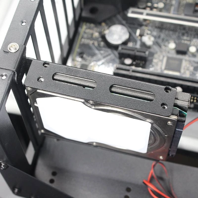 Staffa per aggiornamenti supporto HDD SSD ventilato da 2,5 "3,5" per SSD e strumento spaziale per PC più interno rigido meccanico