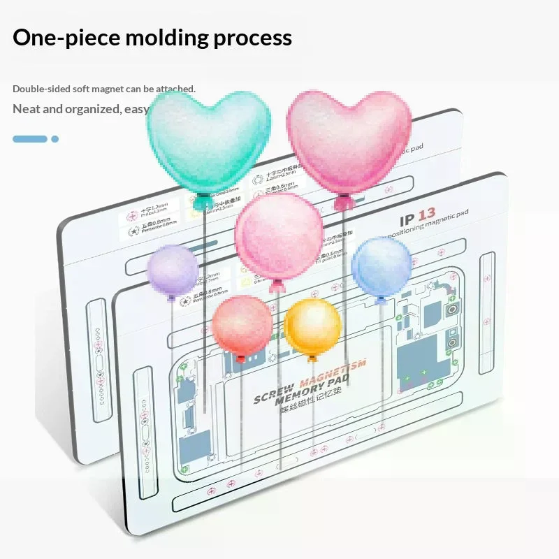Magnetic Screw Memory Pad With Precise Positioning Soft Magnetic Surface Perfect For Mobile Phone Repair Jobs