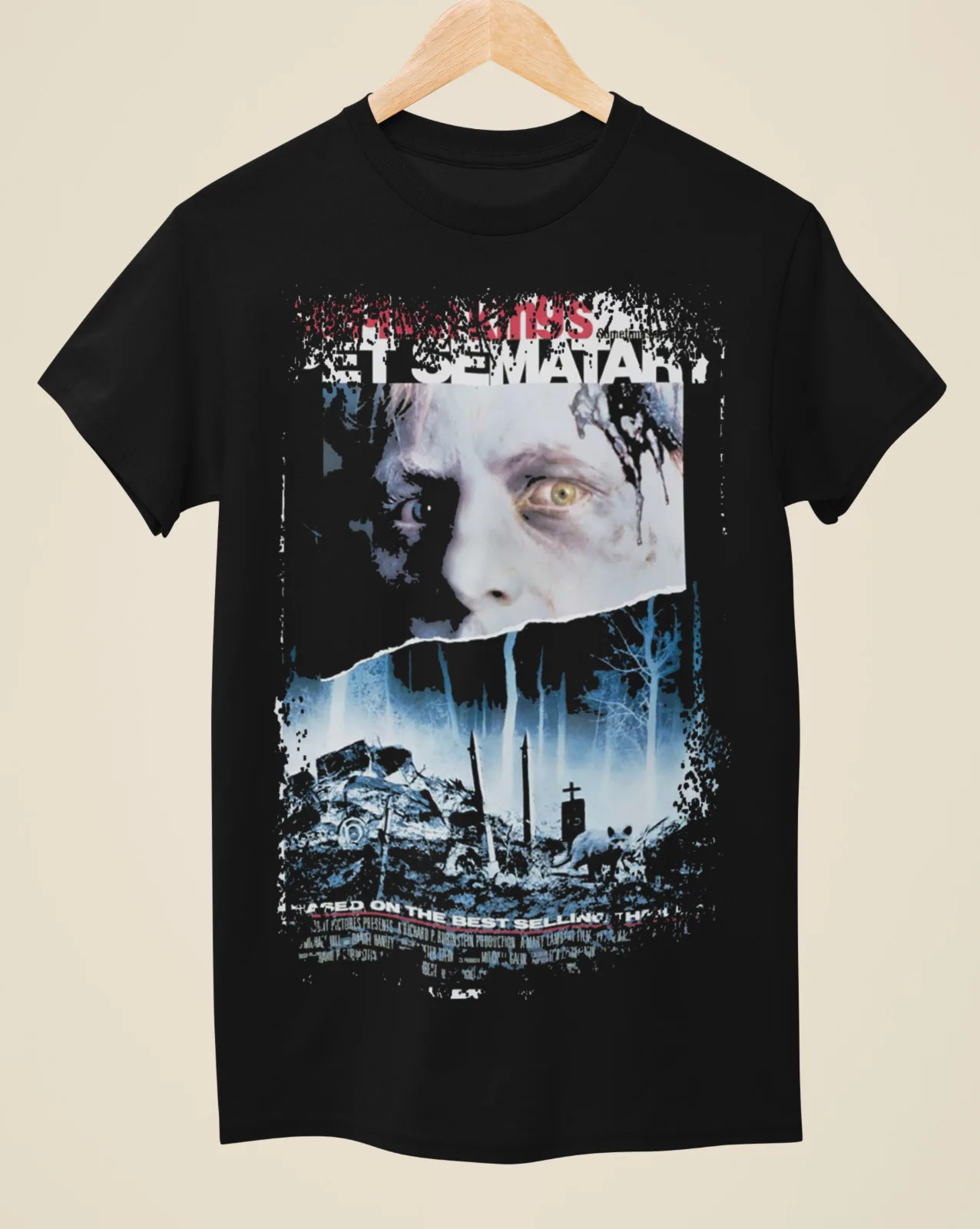 Pet Sematary - Movie Poster Inspired Unisex Black T-Shirt