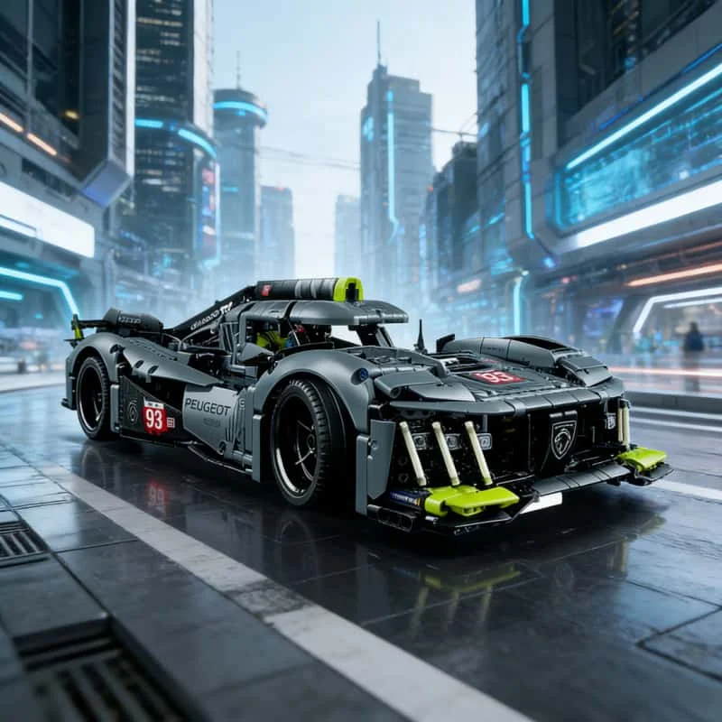 

Supercar building blocks 1775pcs 9X8 24H super racing creative building blocks toys hybrid supercar model children adult gifts