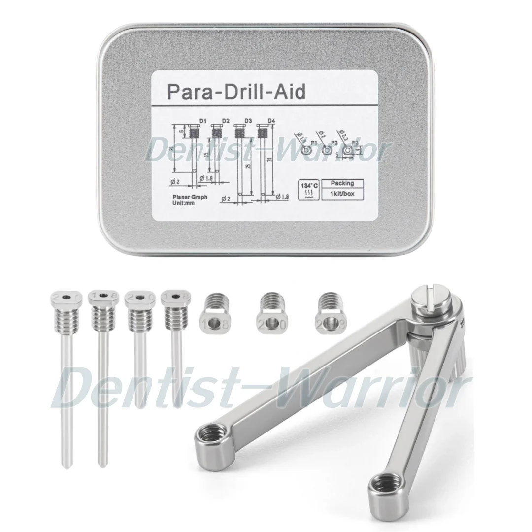 

Стоматологическая параллельная дрель, направляющая для имплантации, рукава для позиционирования инструмента, направляющие для пилота, штифты, локатор положения стоматологии