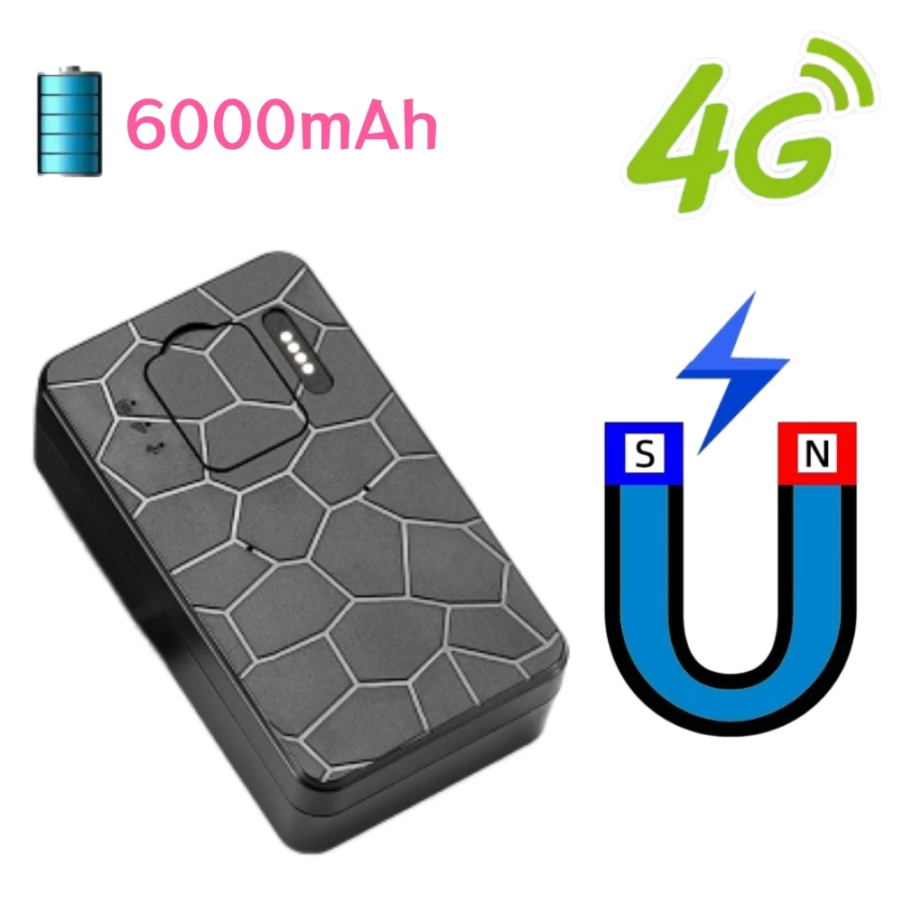 G50 4G GPS Navigation Car GPS Tracker 6000mAh Magnetic Anti Tamper Low Battery Alarm Real Time Vehicle Car Motorcycle Free APP
