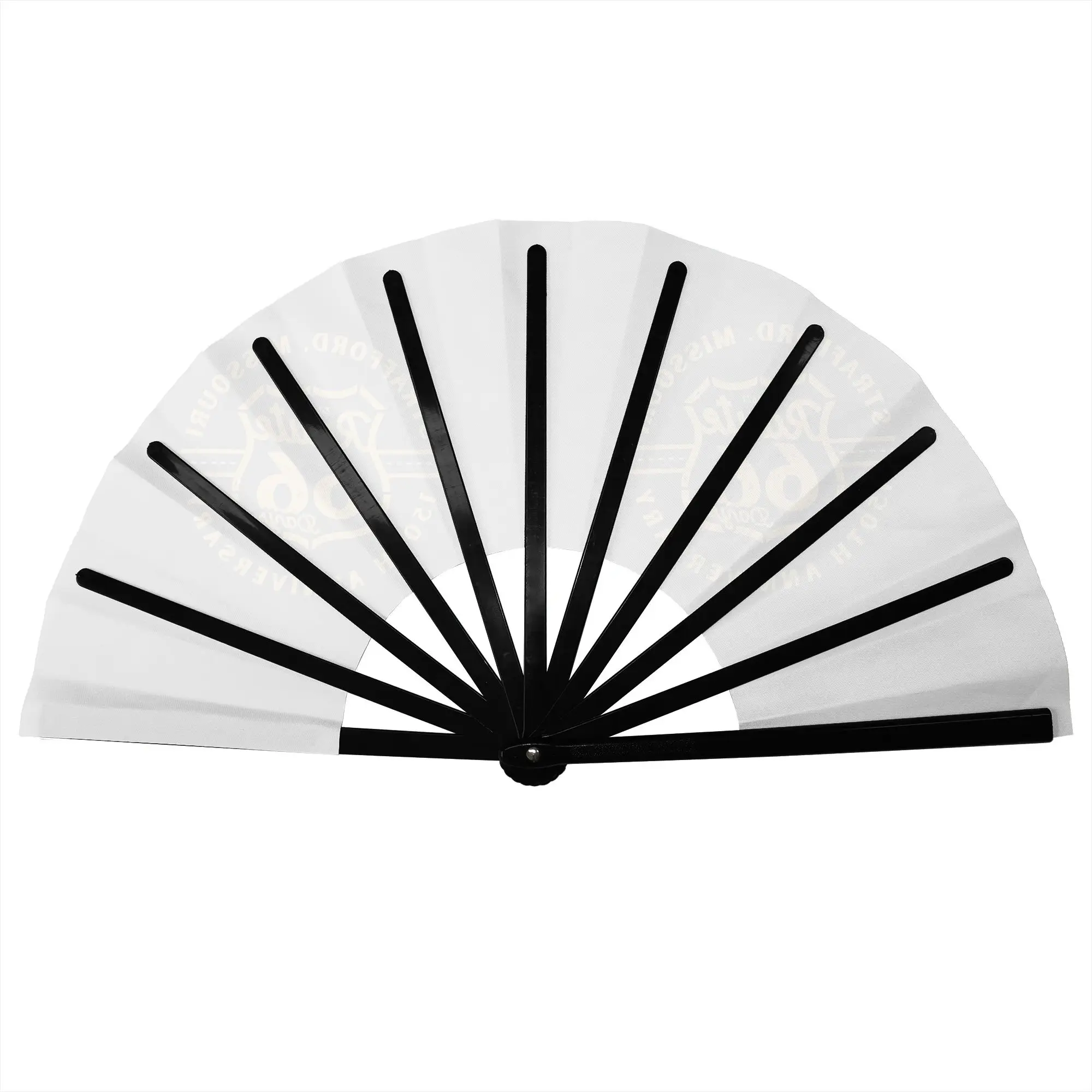 Missouri Route 66 America Traditional Folding Fan Chinese Style America Highway High-Quality Fans Gift  Exquisite Hand Fan