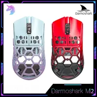 Darmoshark M2 Wireless Bluetooth Mouse Gaming Mouse 2Mode Paw3395 Magnesium Alloy Mouse 34g Lightweight 4k PAM3395 Gamer Mouses