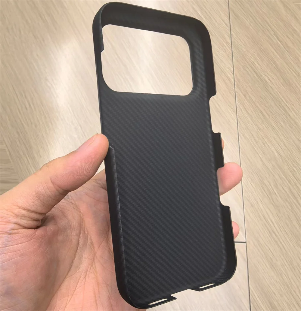 حافظة من ألياف الأراميد لهاتف آيفون 17 برو ماكس حافظة خفيفة رفيعة - ملمس أقل غطاء مقاوم للصدمات ومضاد للخدش
