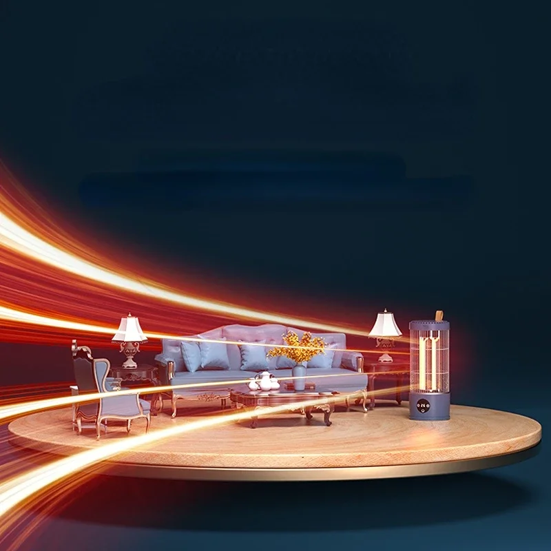 가정용 소형 태양 히터, 에너지 절약 가정용 히터, 탄소 치수 난방, 버드 케이지 타입 전기 바디 워머, 800W 전력