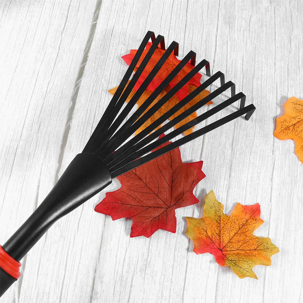 

2Pcs Garden Hand Rake 9 Root Rake Heavy Duty Steel Strong Structure for Long Term Outdoor Use Ergonomic Comfort Grip Gardening