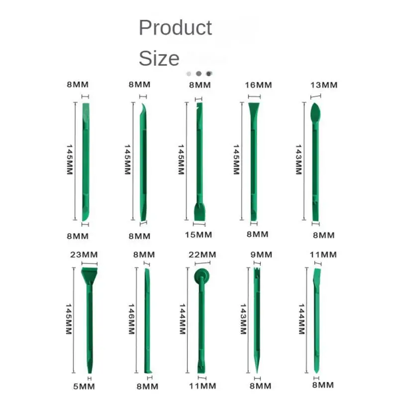 Abs Plastic Multi-purpose Double-headed 10-in-1 For Electronic Equipment Dismantling Machine Tool Set Pry Plate