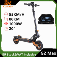 EU Stock Original KuKirin G2 Max Electric Scooter 48V 20Ah Battery 1000W Motor 55KM/H Max Speed 80KM Max Range Smart Kickscooter