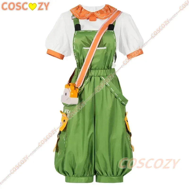 qq681 لعبة الهوية الخامس البستاني إيما وودز تأثيري حلي شعر مستعار الناجين فتاة صغيرة الأخضر دعوى للكبار الملابس فستان الحفلات