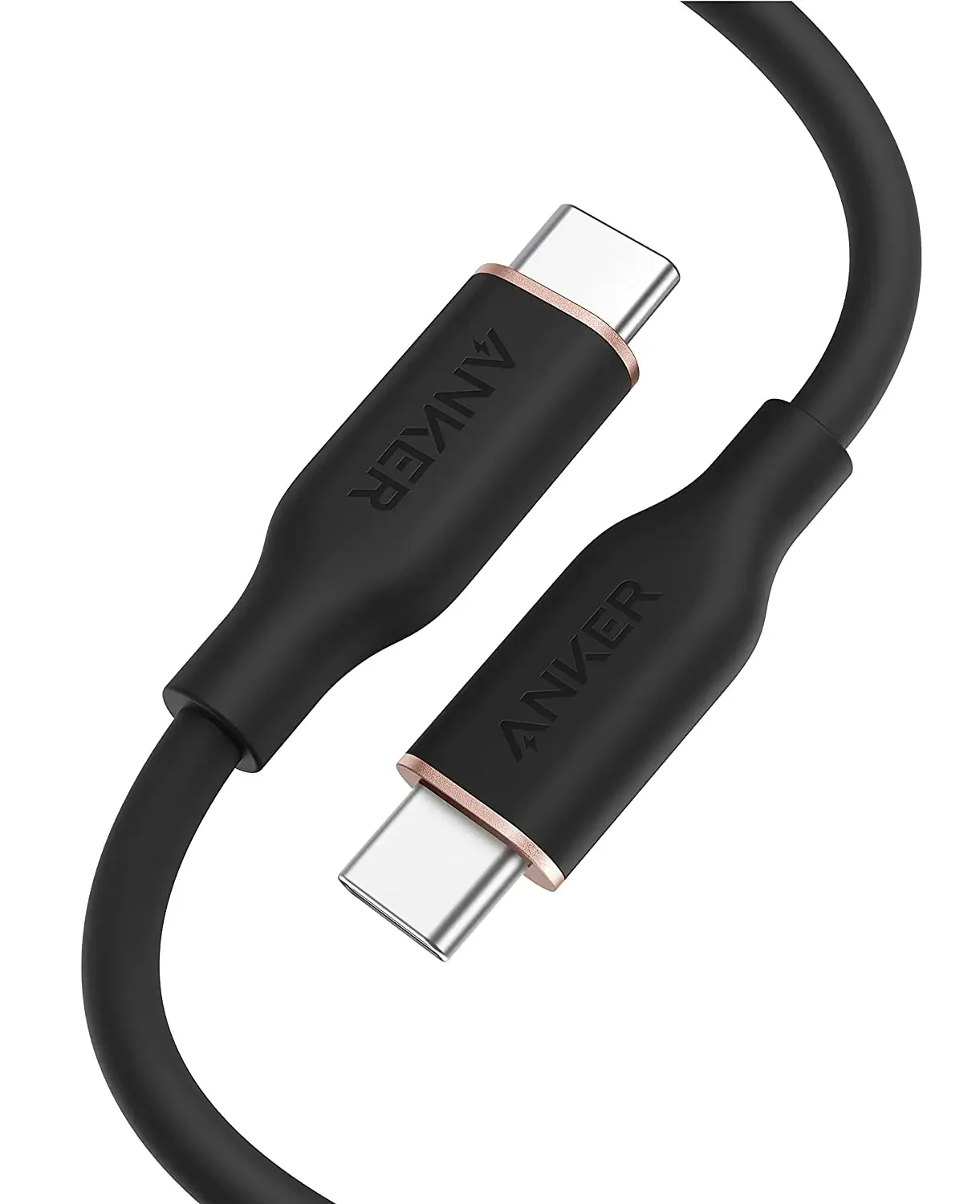 Anker 643 PowerLine III Flow USB C to USB C Cable 100W Fast Charging Silica Gel Cord 3ft 6ft Multiple Lengths image 3