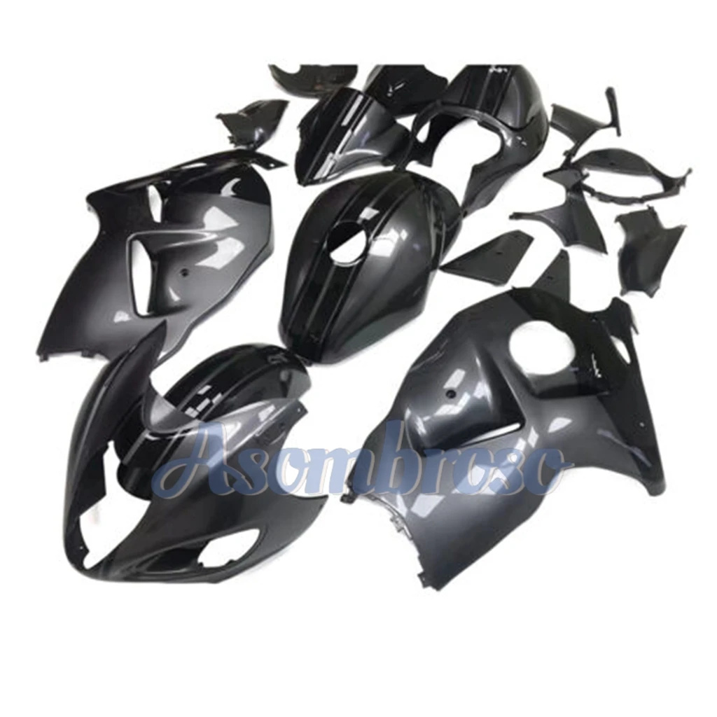 Grey Black Fairing kit for Hayabusa GSXR1300 99-07 1999 2007 2006 2005 GSX1300R 2003 2004 2002 2000 Wrecked Bike Rebuild bodys