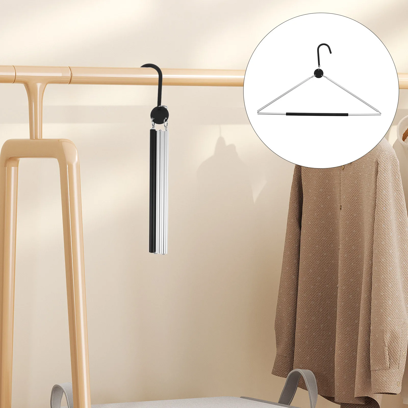 

Folding Lightweight Portable Travel Space Saving Foldable Design For Camping Rv Home Use Collapsible Hangers Folding Travel