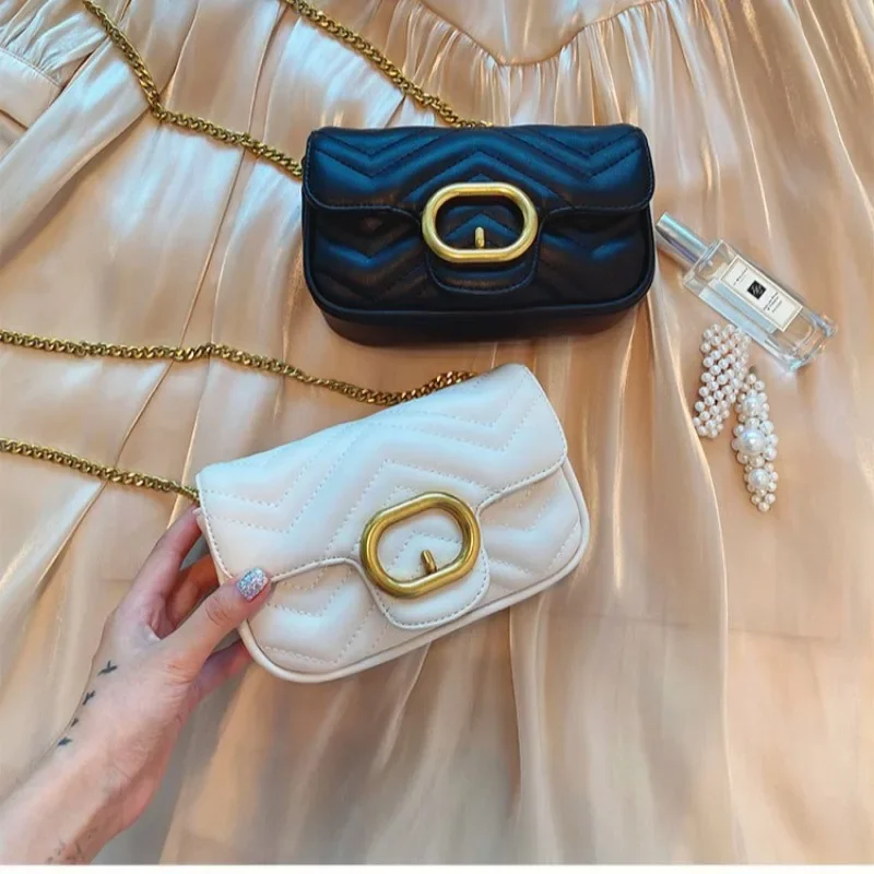 

Summer Small Fresh Rhombic Chain Messenger Girl Bag Fashion Trend Exquisite Compact Simple High Quality Temperament Shoulder Bag