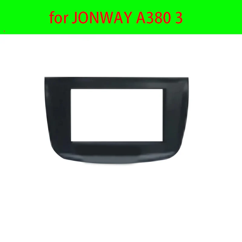 HY 2DIN Car Stereo DVD Radio Fascia for JONWAY A380 3 Audio Player Panel Adapter Frame Dash Mount Installation Kit