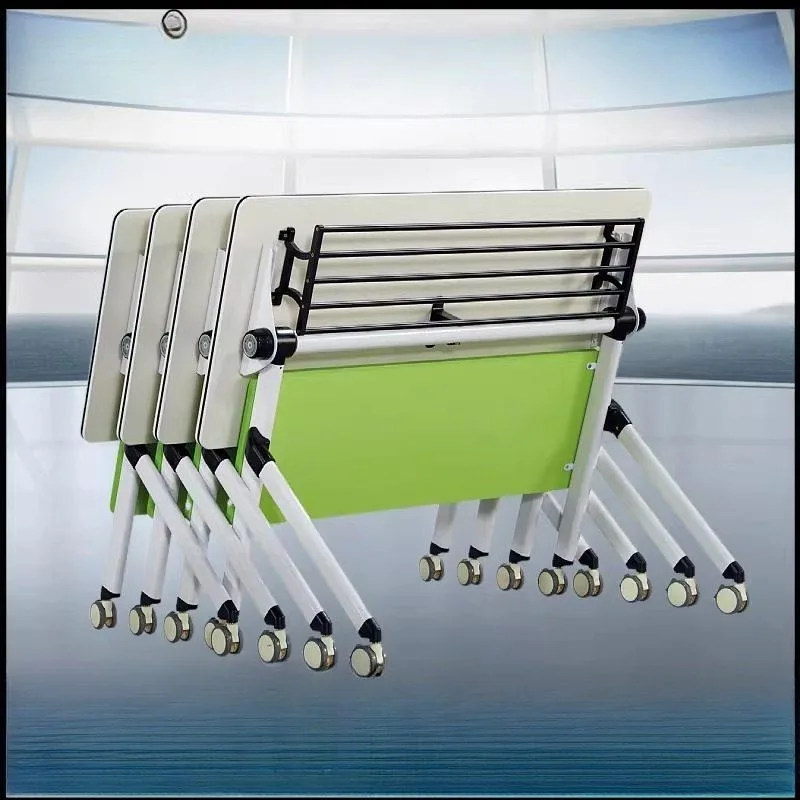 Folding training table and chair combination simple conference table