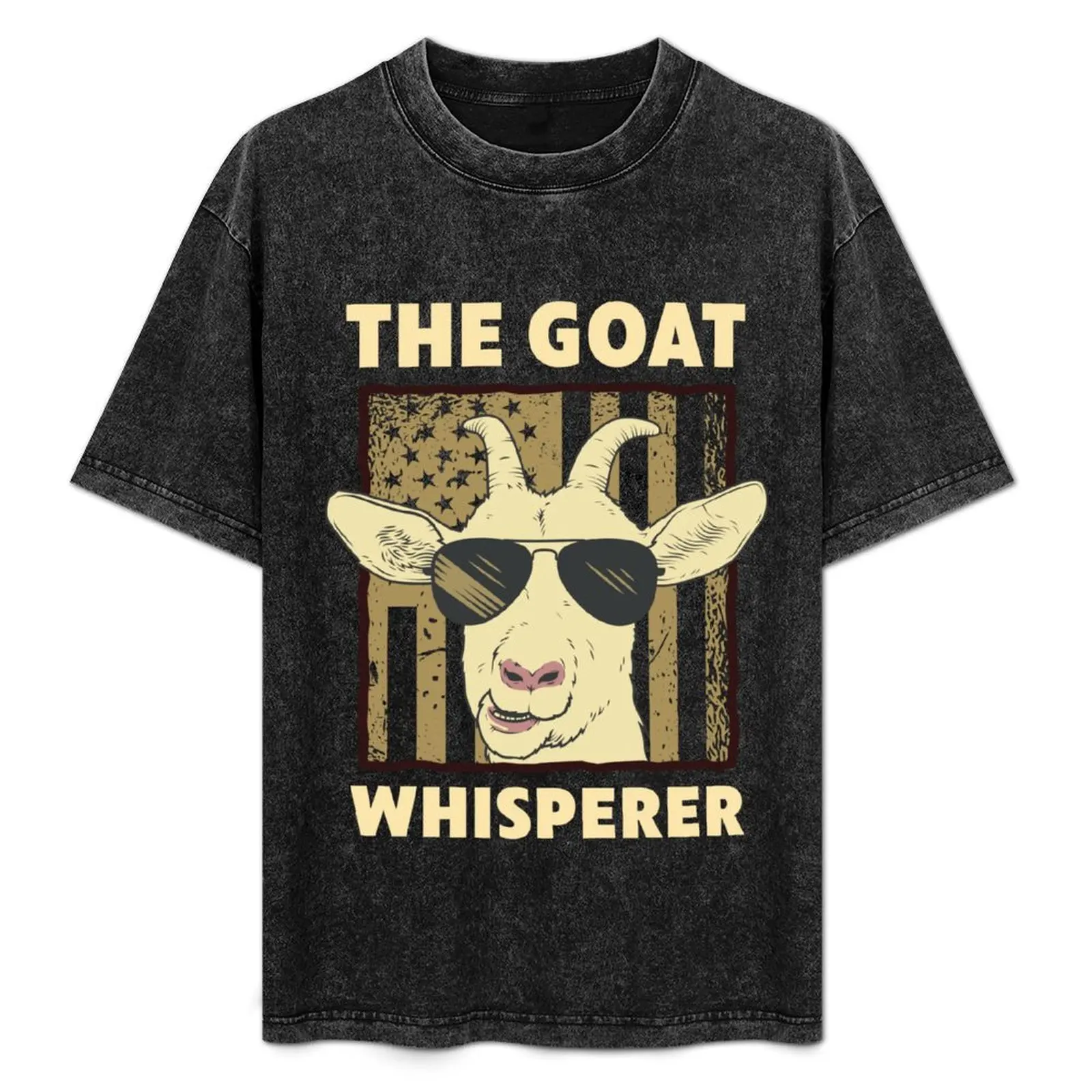 

The Goat Whisperer Design For Women Men Farmer Goat Lover T-Shirt Thanksgiving Day Tee Top