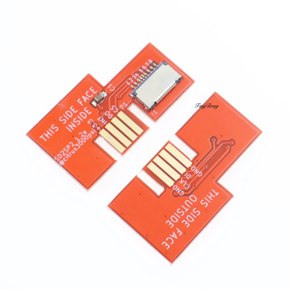 1-5PCS  SD2SP2 1.0 Version Replacement TF Card Reader For GameCube NGC Serial Port 2 SDLoad SDL
