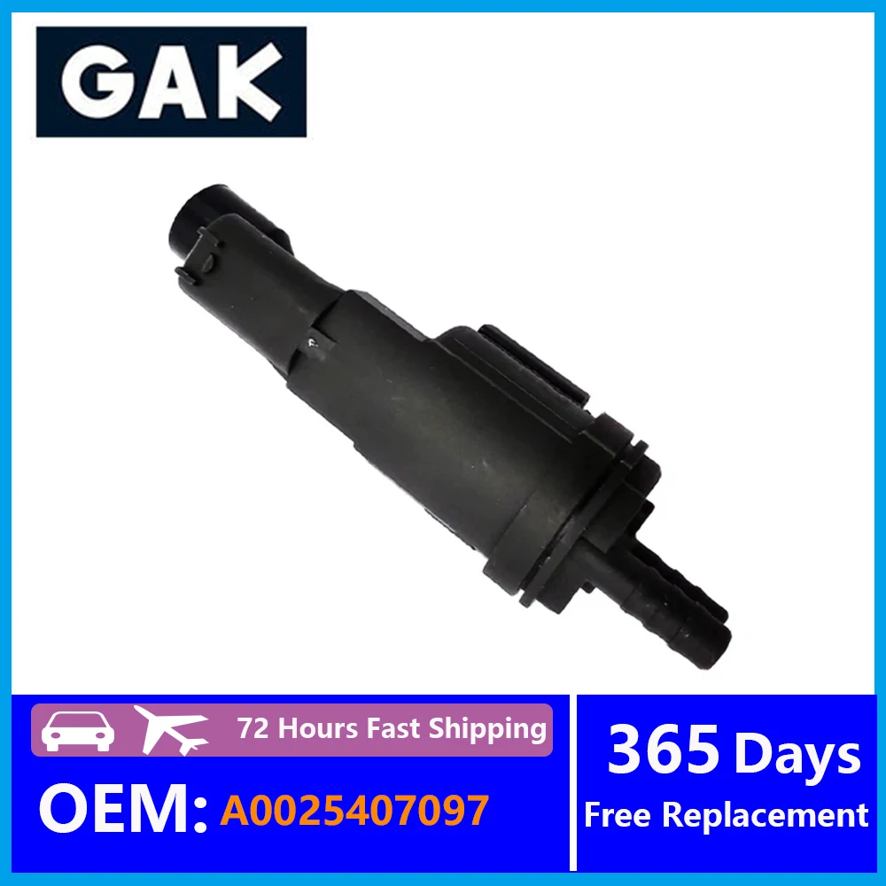 A0025407097 GAK Fuel Vapor Canister Purge Solenoid Valve Accessories For Benz W202 W203 W204 C280 W210 W211 W212 E430 E320 E300