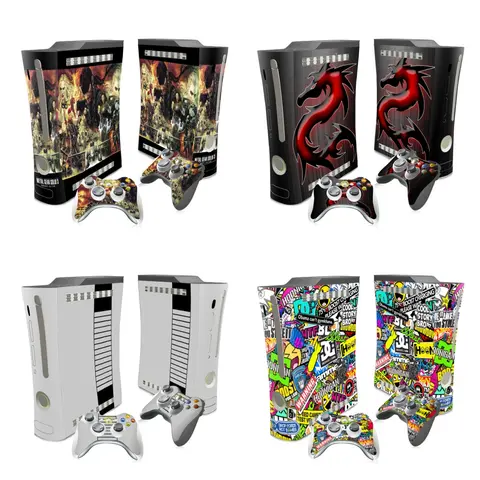 Personalization Custom Design Skin Sticker for Xbox 360 Consoel and 2 Controllers Decal Vinyl for Xbox 360 Skins Sticker