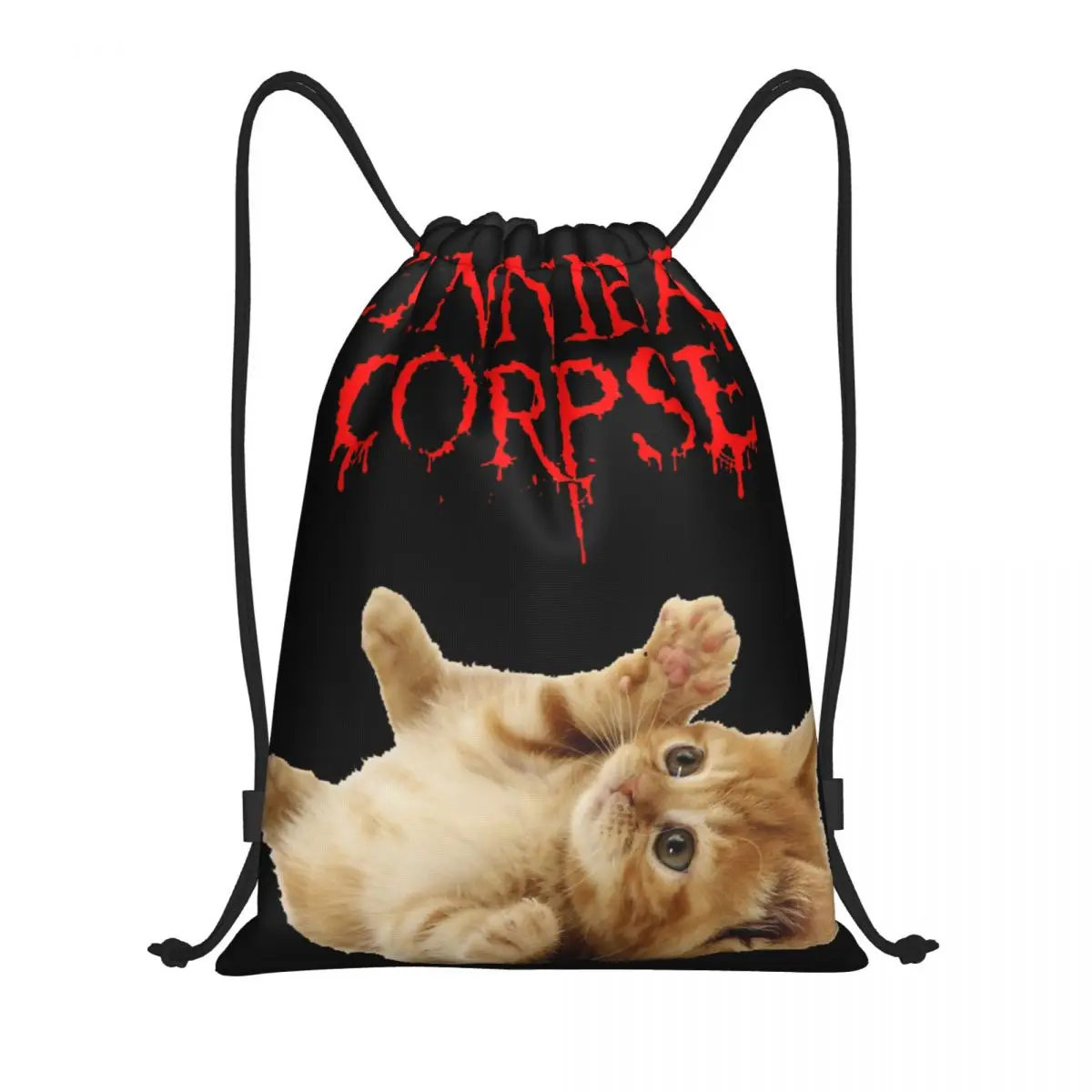 Cannibal Corpse Multi-function Portable Drawstring Bags Sports Bag Book Bag For Travelling