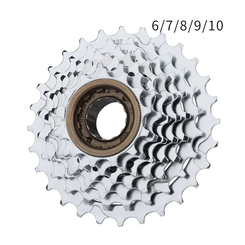 Bicycle Freewheel 6 7 8 9 10 Speed 11t-36t Mountain Bike High-strength Steel Modified Threaded Flywheel