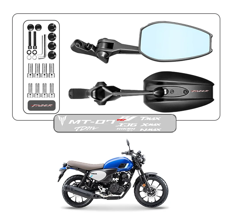 

Motorcycle Modification Universal Rearview Mirror Suitable For Yamaha FAZER FZ6 FZ6R FZ1 FZ8 FAZER FZ750 FZR1000 FZ6 Accessories