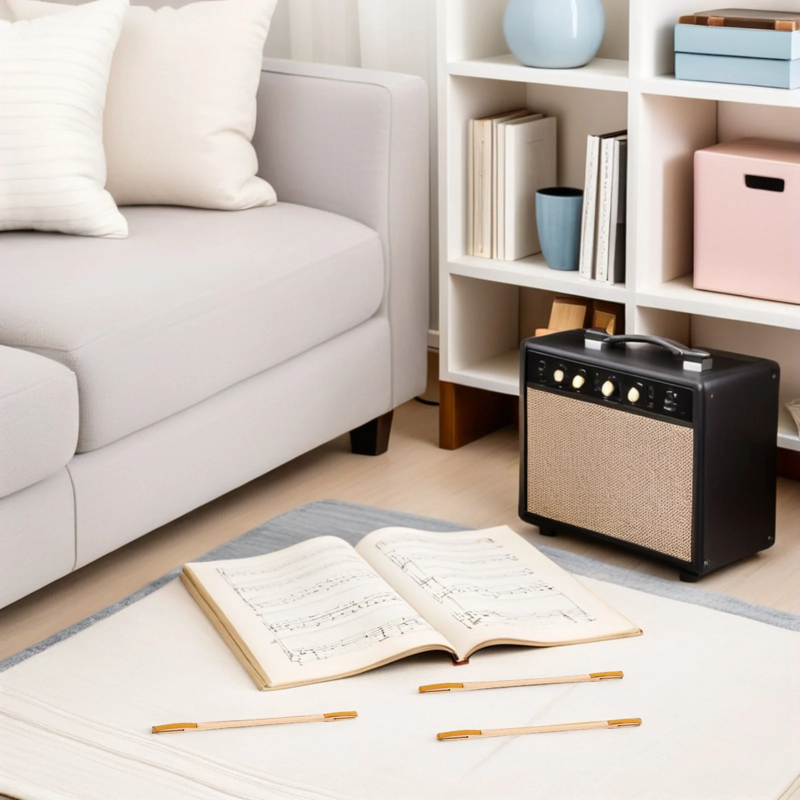 

3Pcs Piano Tuning Repair Tool Set with Wooden Double-End Bar Mute Clamp for Silent and Efficient Keyboard Maintenance