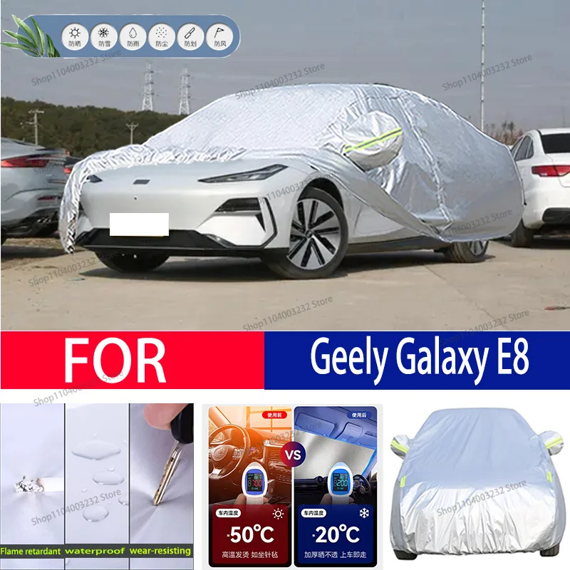 

For GEELY Galaxy E8 Car clothing sun protection snow prevention antifreeze car protective cover auto cover