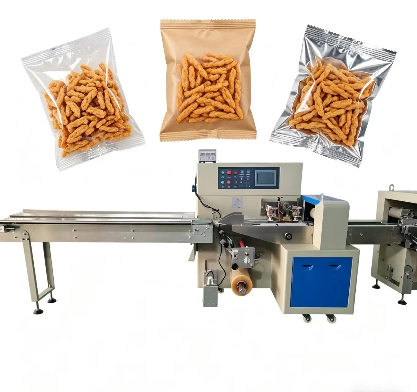 High Speed Multi-Function Automatic Packaging Machine For Vegetable Fruit Fresh Produce Food Packing