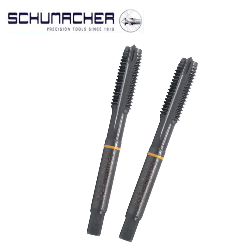 German Original SCHUMACHER JIS Standard Spiral Fluted Tap Pointed M3 M4 M5 M6 M8 M10 M12 Machine Thread Taps For Titanium Alloy