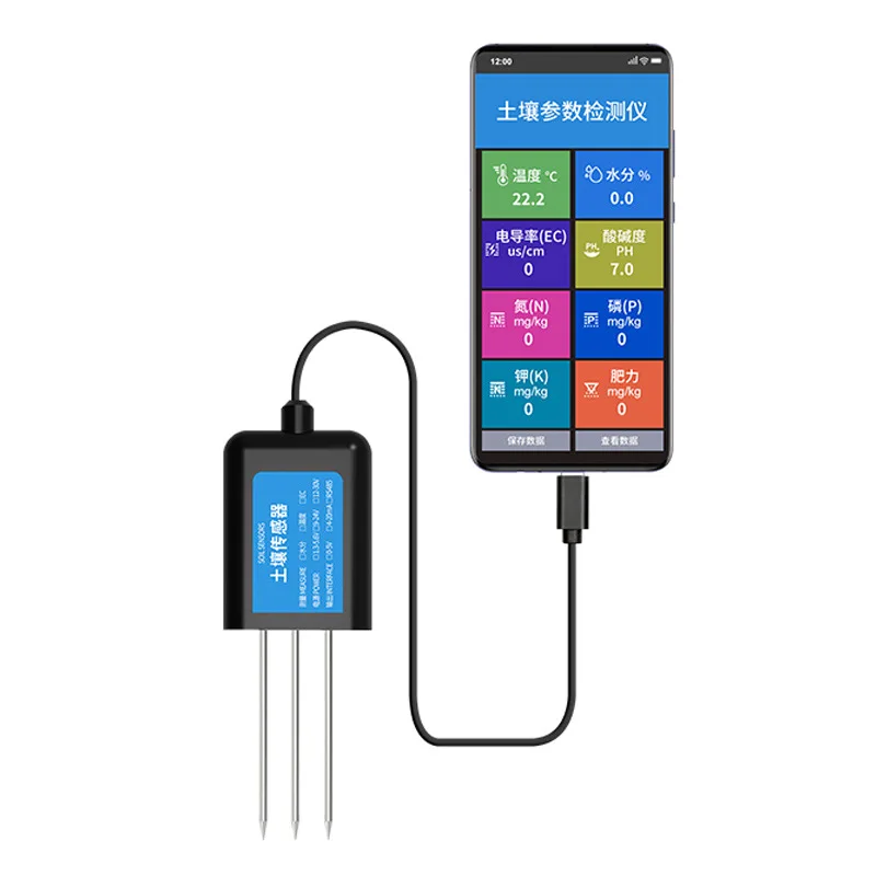 Detector Moisture Temperature and Humidity Handheld Nutrient Degree Sensor