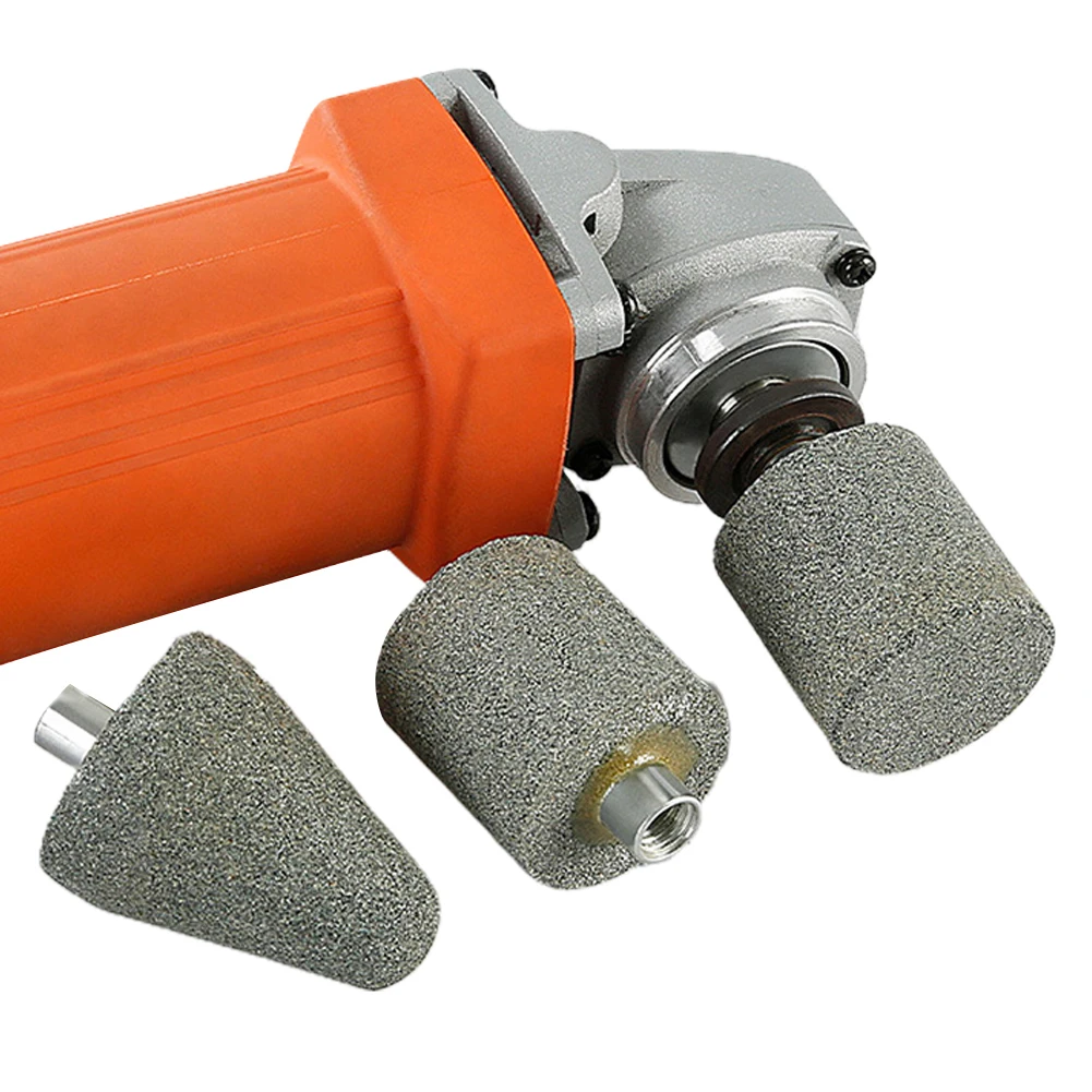 

2pcs M10 Thread Cylindrical/conical Grinding Wheel Head Polishing Chamfer Countersink Bits For 100 Type Angle Grinder