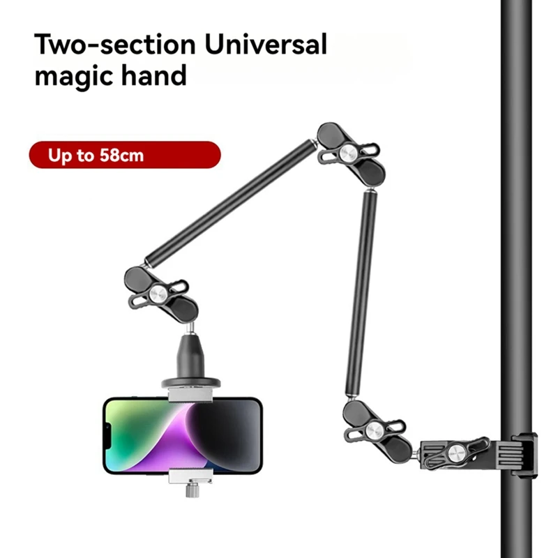 Smartphone Bracket Magic Arm For Camera Articulated Flexible Wall Mount Desk Clamp Tablet Stand