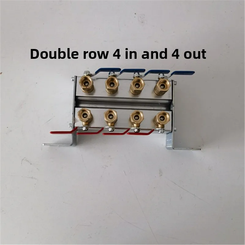 Injection Molding Double-Row Aluminum Water Manifold with 3/8