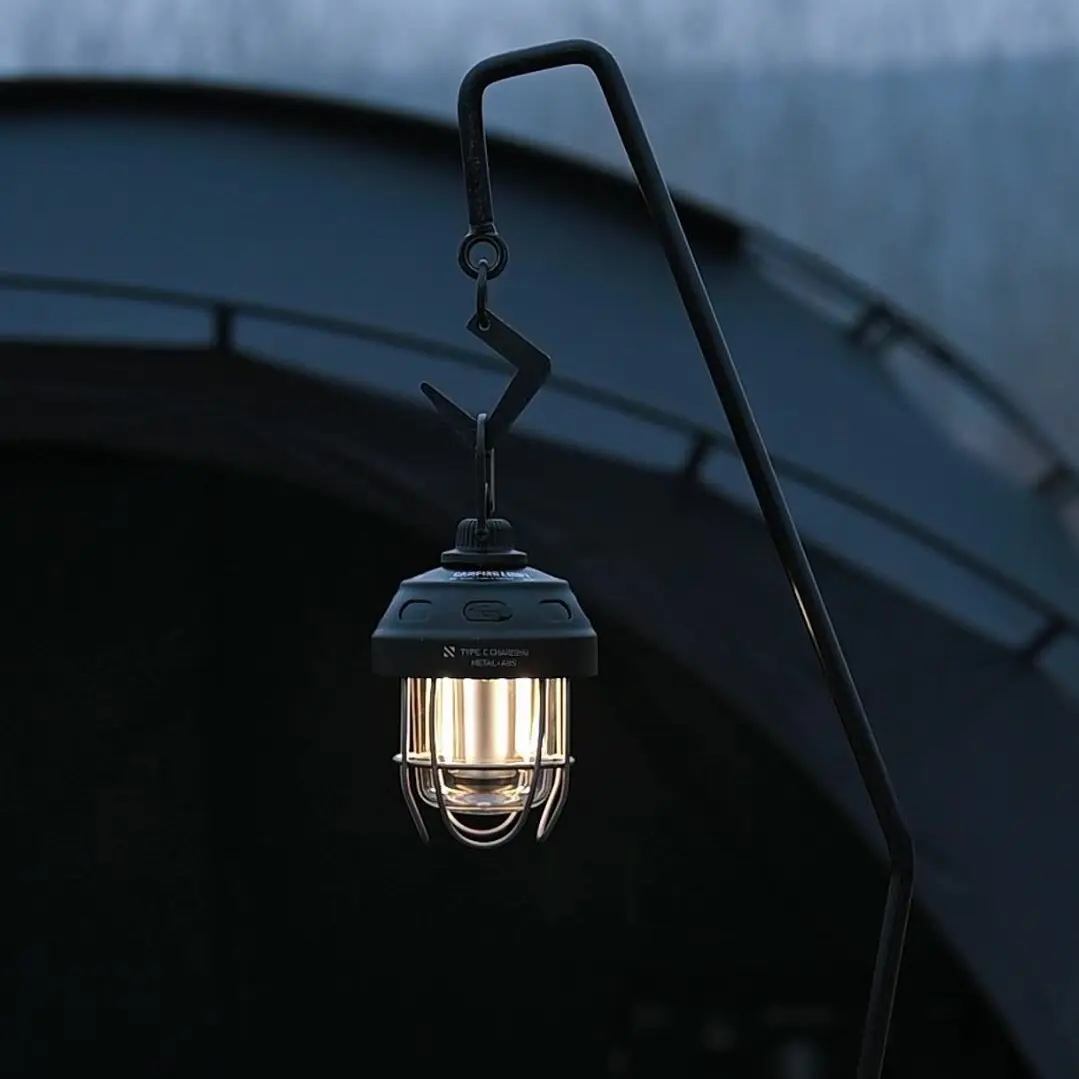 

Shine Trip 05 Series Nut Lamp Metal Texture Long Range Rechargeable Camping Atmosphere Tent Light