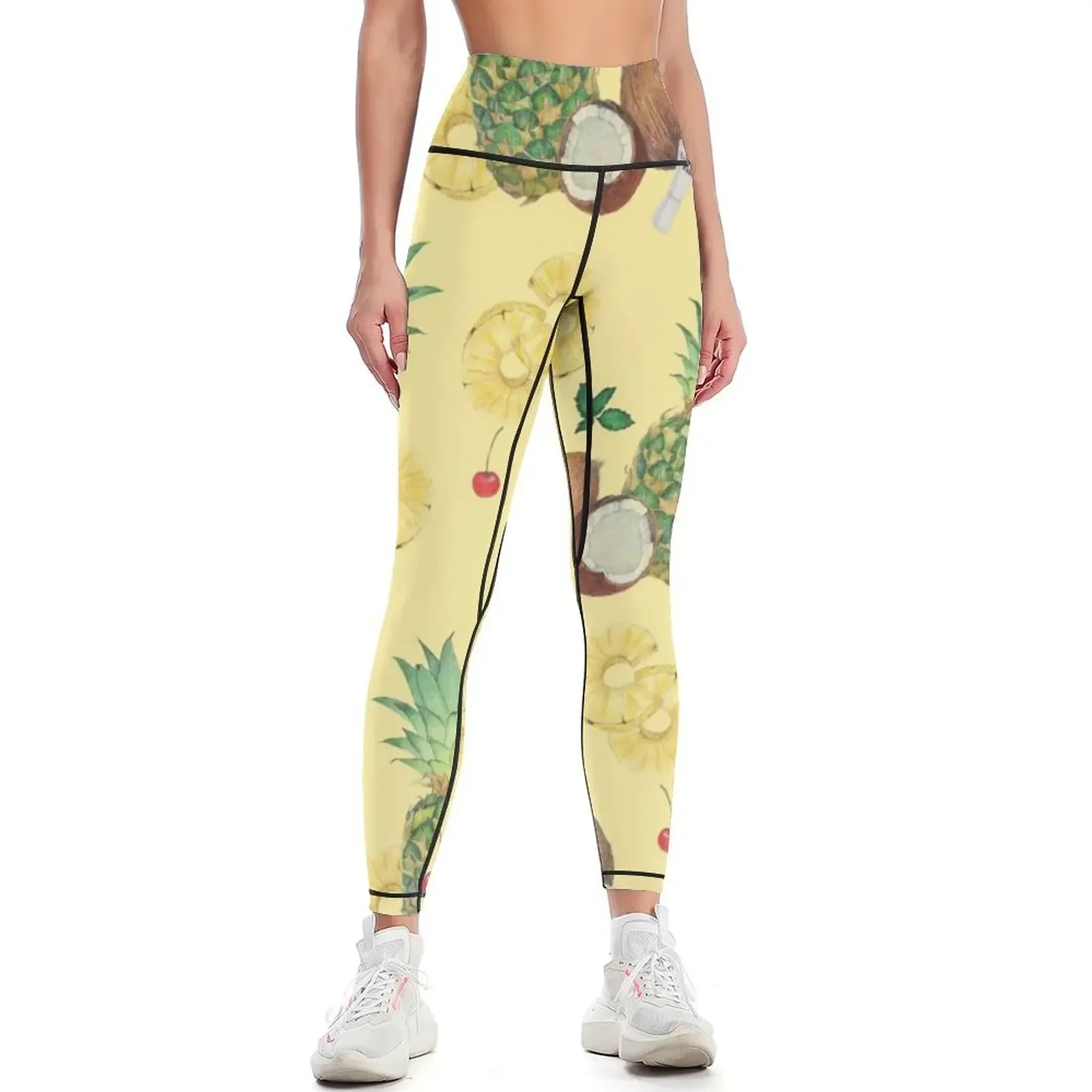 

pina colada Leggings Jogger pants Tight fitting woman Women's sports pants Sweatpants Womens Leggings