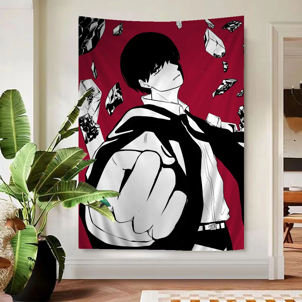 

Anime Mashle Anime Tapestry Hippie Flower Wall Carpets Dorm Decor Wall Hanging Home Decor