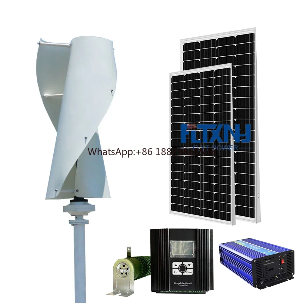 

Cheap factory price 5KW Wind Turbine generator and 5KW Solar Panels Hybrid Power 10KW Free Energy System for home use