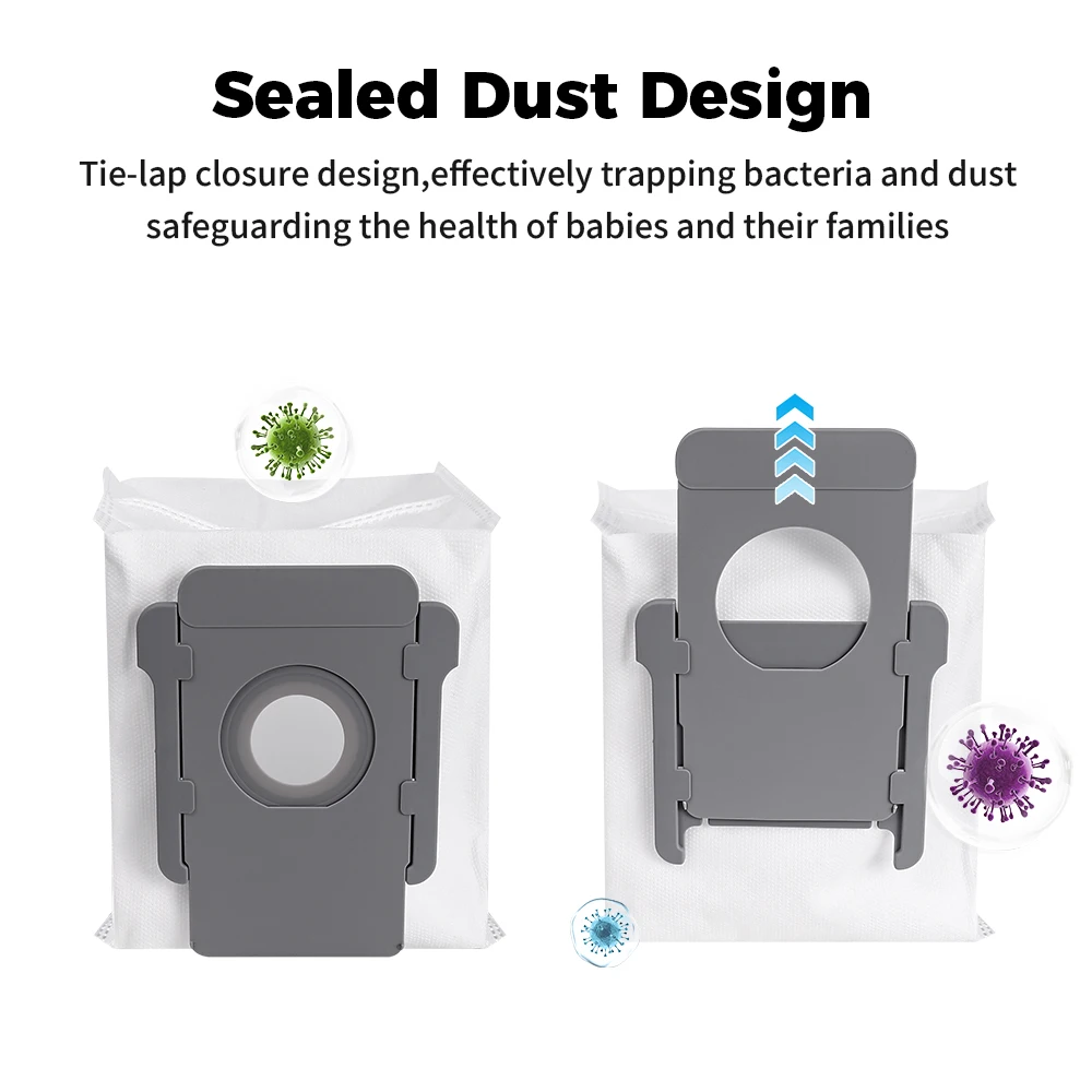 iRobot Roomba j6+/j7+/j8/ j9+/i3 i3+/i4 i4+/i5 i5+/i7 i7+/i6+/i8+/E5 E6 E7/S9 S9+ 액세서리 교체용 먼지 봉투