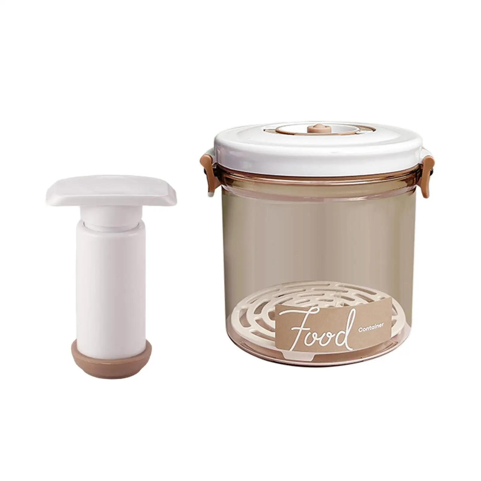 ภาชนะสุญญากาศกันรั่วแบบพกพาซีลกล่องเก็บสินค้าสูญญากาศสำหรับอาหารหมักผักผลไม้