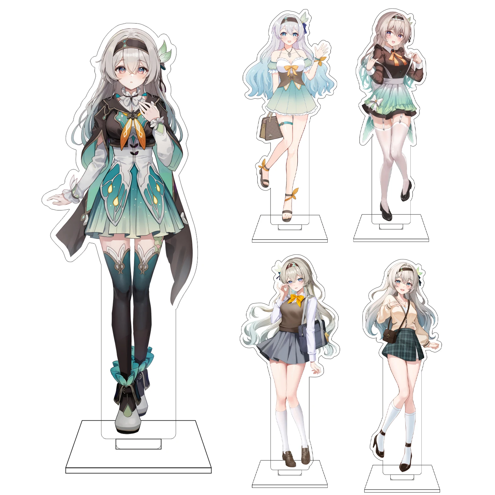 16CM Anime Honkai: Star Rail Cosplay Acryl-Figur Ständerplatte Firefly Ornamente Geschenke