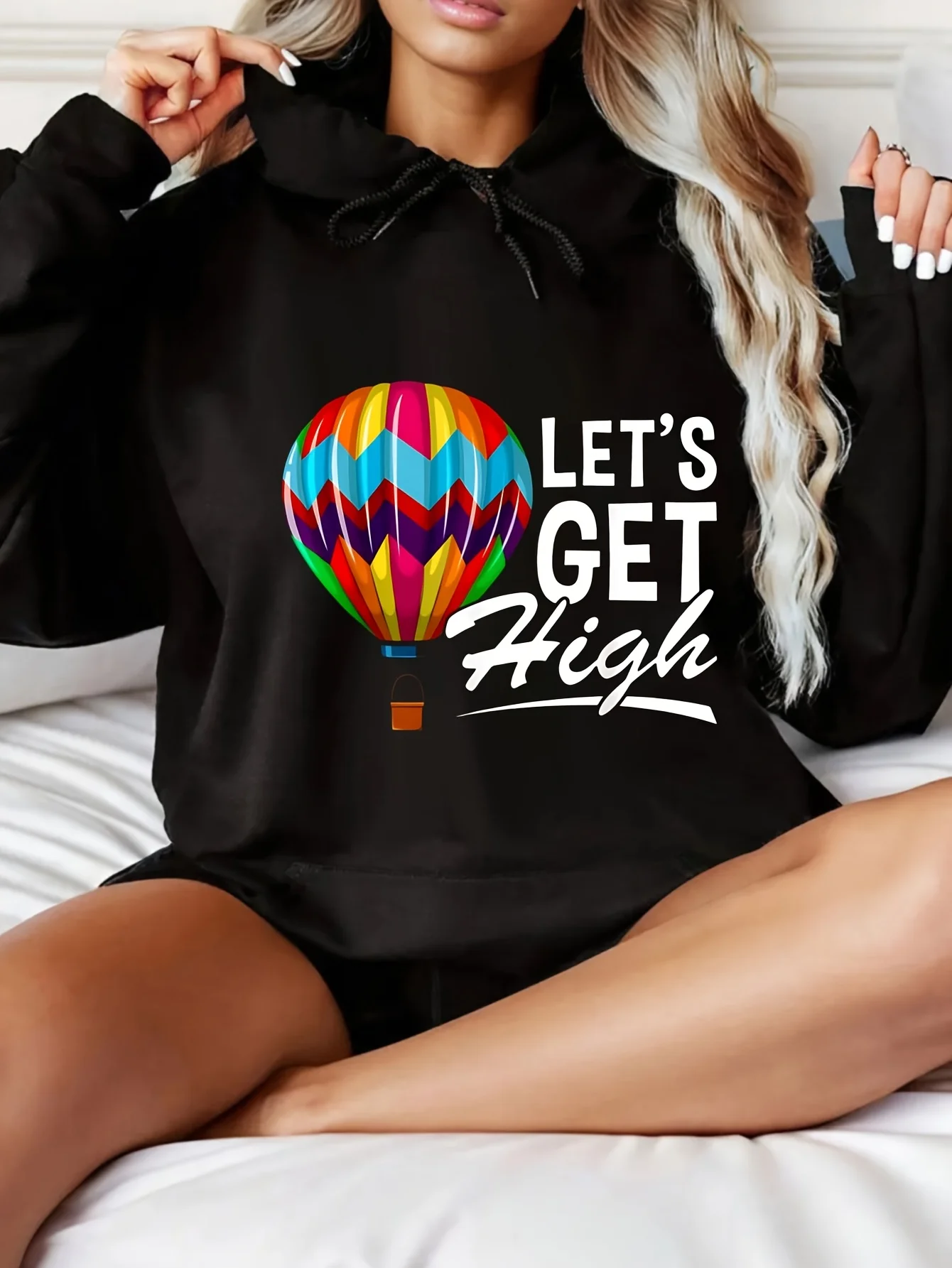 

Толстовка с рисунком воздушного шара — уличная одежда, которую можно стирать в машине для мужчин и женщин — осенне-зимний весенний пуловер, толстовка