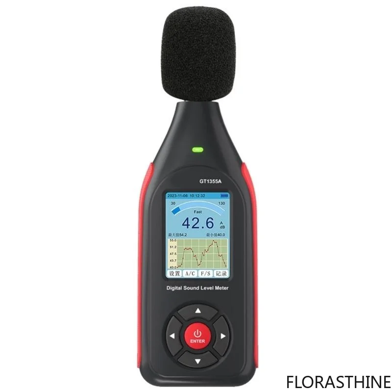 Professional Environmental Sound Level Meter for Environmental Assessment Noise 43000 Record Capacity and USB Connection