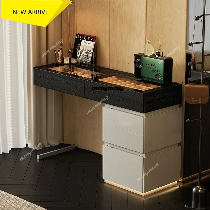 

M138 Italian minimalist dresser chest cabinet integrated small apartment bedroom premium makeup table locker