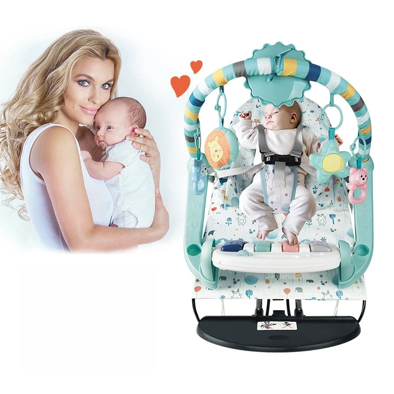 Three-in-One Baby Toy for Early Childhood Education Automatic Electric Shakingbed Vibration Sleeping Baby Rocking Chair