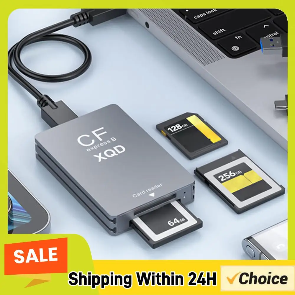 10gbps-cfexpress-xqd-sd-cards-reader-with-usb-c-to-usb-a-c-cf-express-card-adapter-for-professional-filmmakers-content-creators