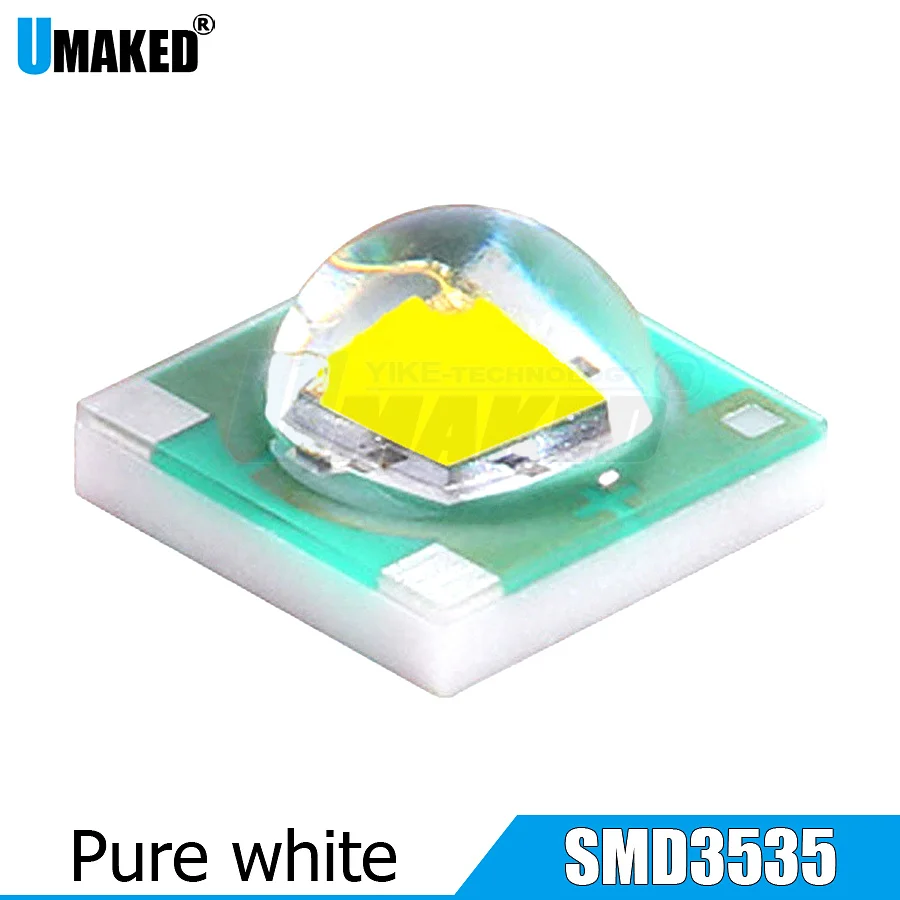 10 sztuk 1/3W wysokiej jasności SMD LED 3535 diody LED lampa, biały czerwony zielony niebieski RGB RGBW układ lampy