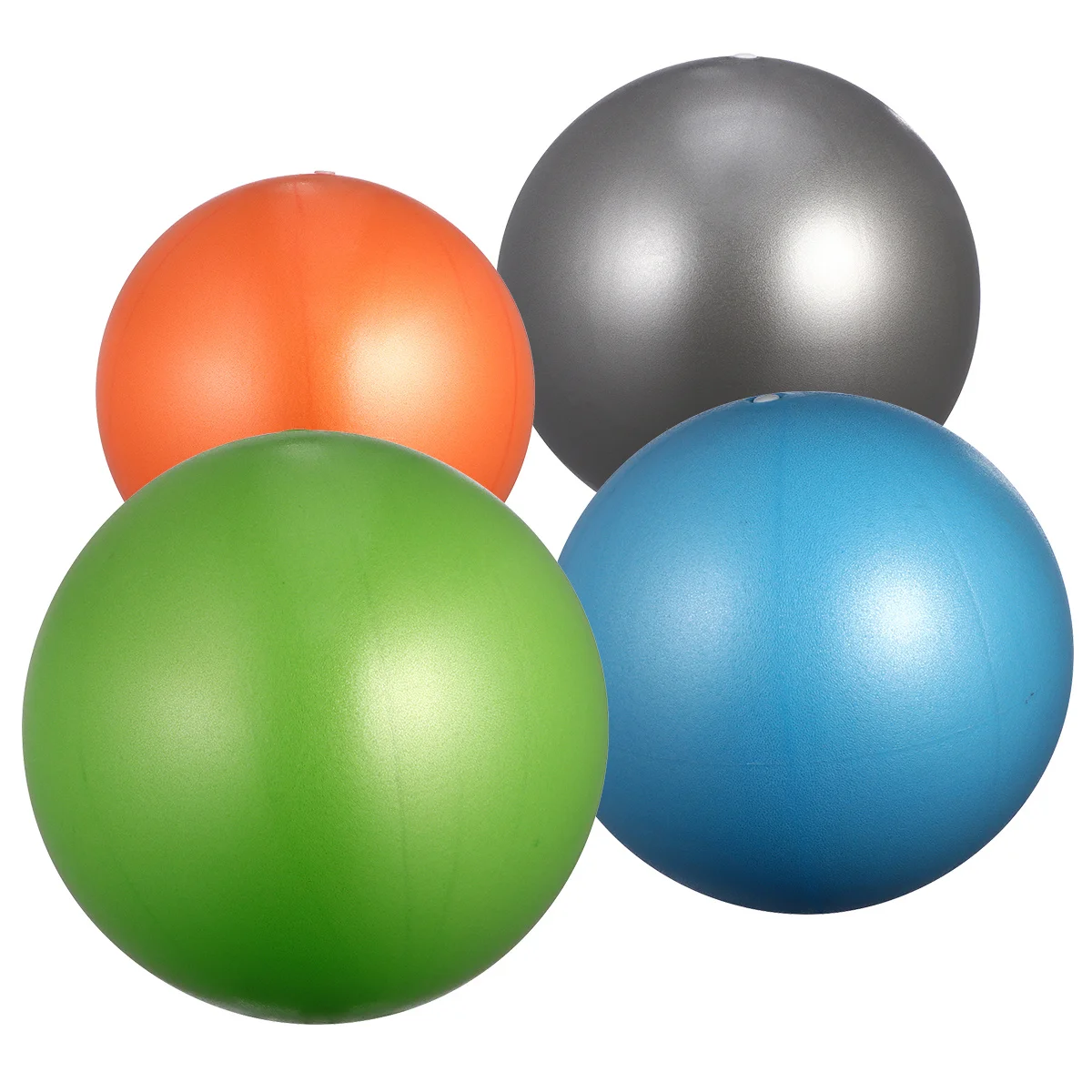 

2Pcs Yoga Ball Thickened Anti-Burst PVC Exercise Ball for Balance Training Muscle Strengthening Home Gym Workout Pilates