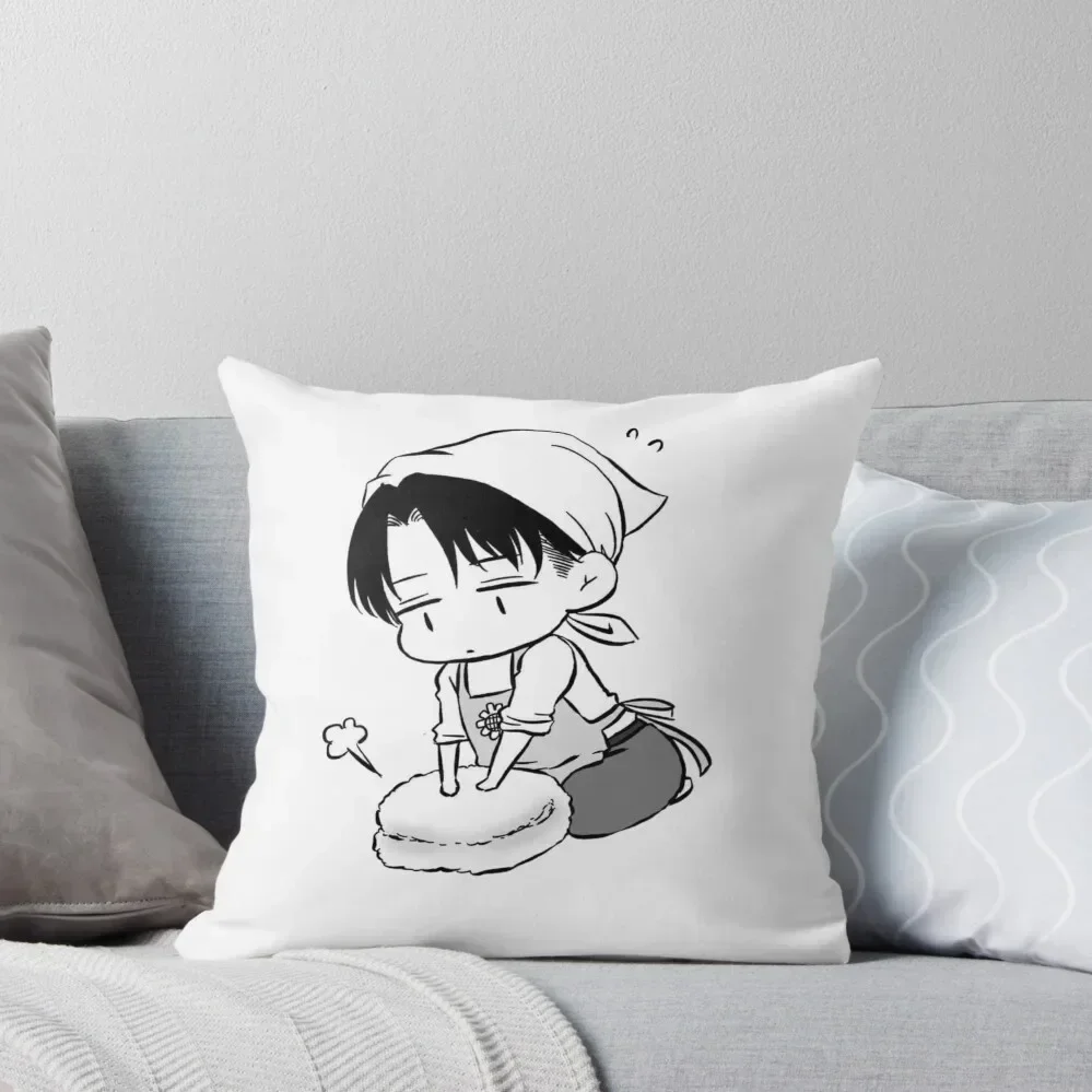 

chibi levi Throw Pillow christmas ornaments 2025 pillows decor home Cushion Covers For Living Room sleeping pillows pillow